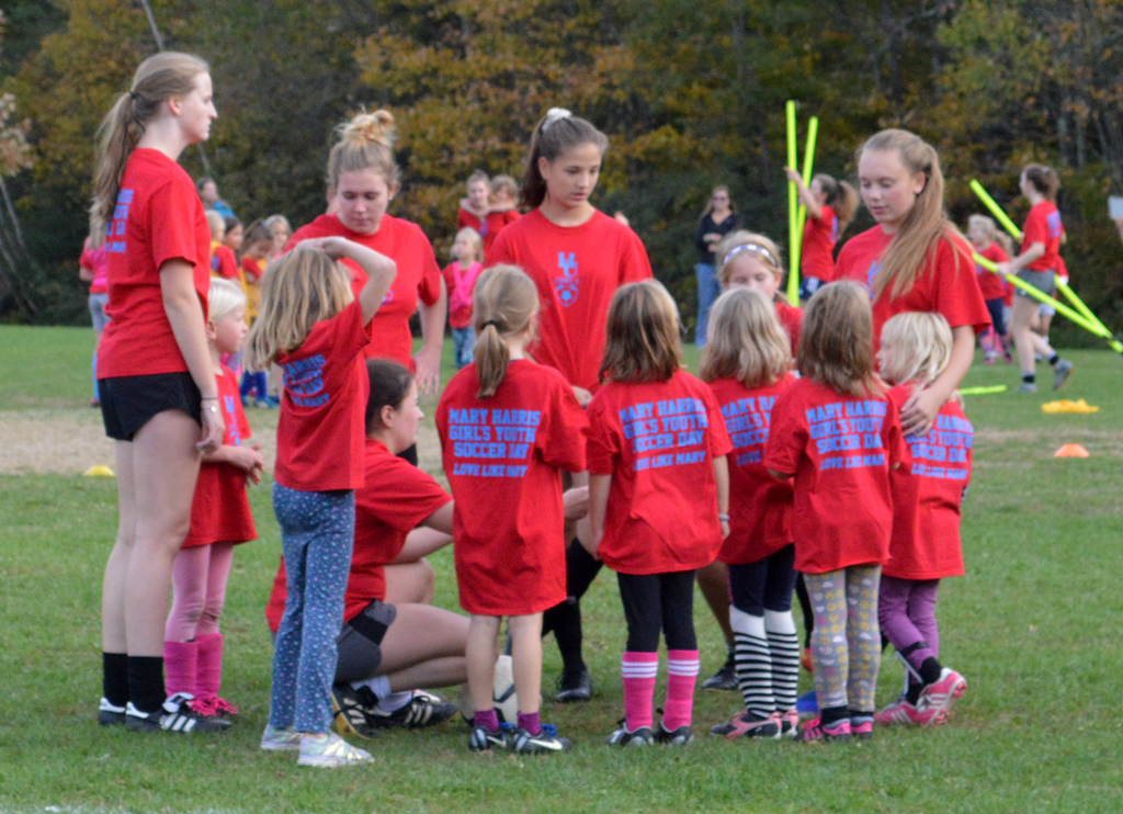 Mary Harris Soccer Day at Harwood Union High School