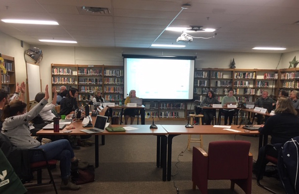 Harwood board moves forward