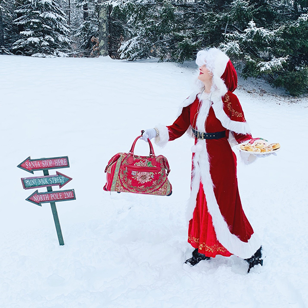 Photo: Hadley Laskowski. The CEO of Santa’s workshop, Mrs. Claus, will visit Three Mountain Cafe in Waitsfield on December 14 and 15, from noon to 2 p.m. both days. She will collect letters for Santa and listen to Christmas wishes