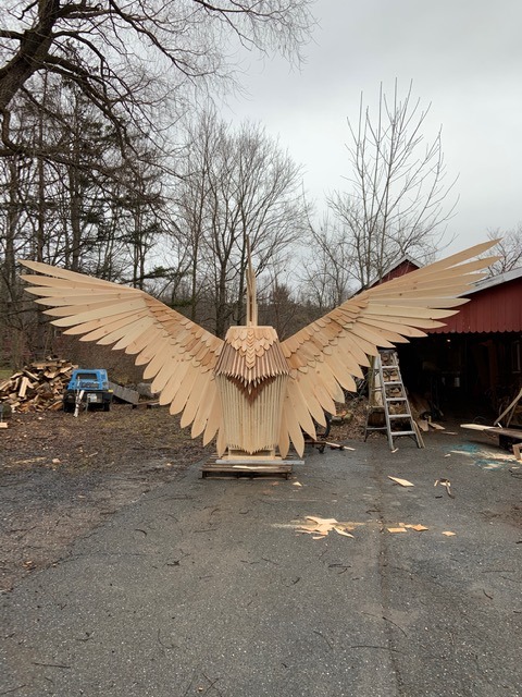 Smorestice Phoenix bird for bonfire pic from Camp Meade