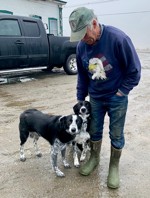 Max and Blue with owner Hadley Gaylord. Photo: Hadley Laskowski.