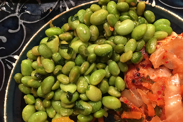 Shelled edamame