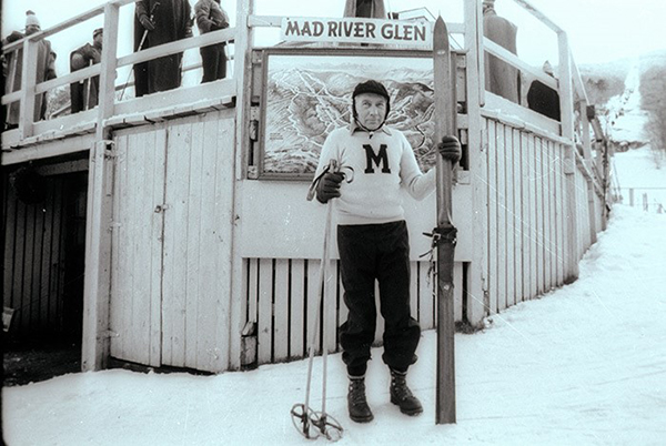 Former Mad River Glen general manager Ken Quackenbush in the early years of the ski area. VR file photo.