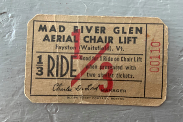 MRG original lift ticket