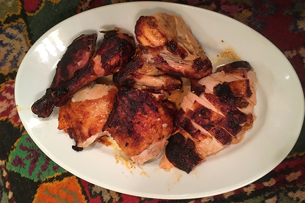 Spiced roasted chicken