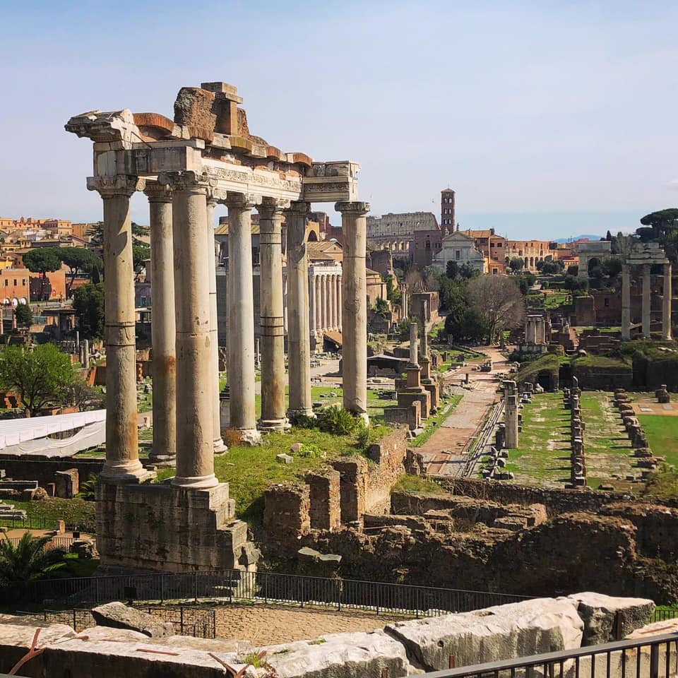Empty attractions in Rome. Photo: Tina Rocchio Empty attractions in Rome. Photo: Tina Rocchio
