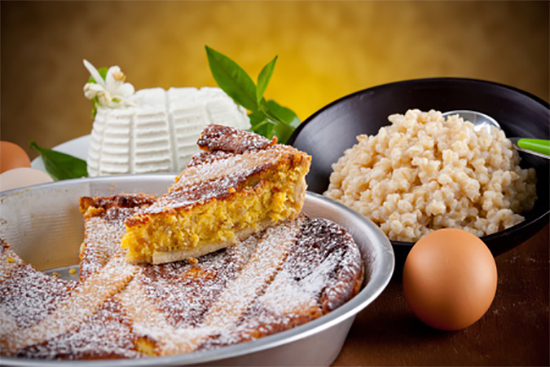 Pastiera, Neapolitan Easter Pie, translated into Rice Pie by Italian Americans Pastiera, Neapolitan Easter Pie, translated into Rice Pie by Italian Americans