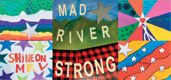 Art work from the Mad River Strong Resilience project. Art work from the Mad River Strong Resilience project.