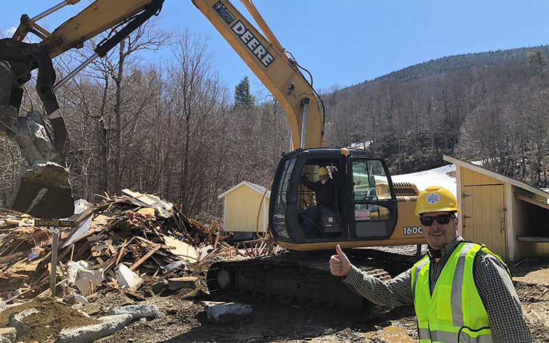 Basebox renovation underway at Mad River Glen