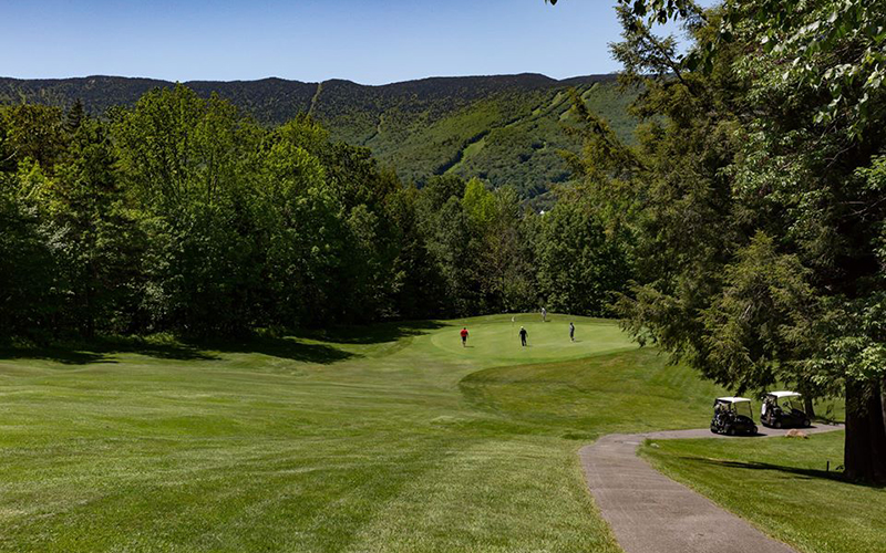 Sugarbush is waiting on a May 15 update of the Vermont Stay Home, Stay Safe order to finalize the opening of the golf course and other summer activities.  Photo courtesy of Sugarbush Resort.