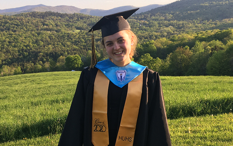 The Valley Reporter’s Harwood correspondent, Amelia Allen, a 2020 graduate, is headed to UVM this fall to study nursing