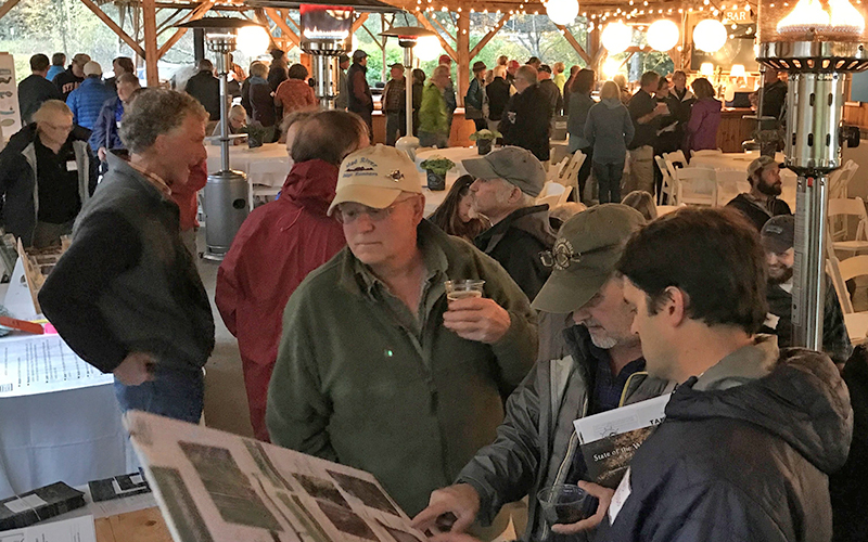 The second Ridge to River Community Forum, called Climate of Change, was held at Lareau Farm in 2017. Photo: Brad Long