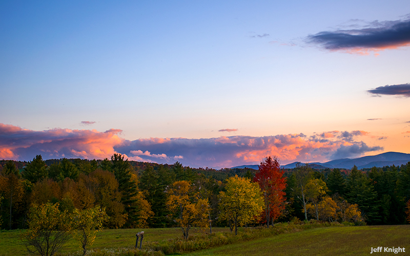 Evening sky by Jeff Knight