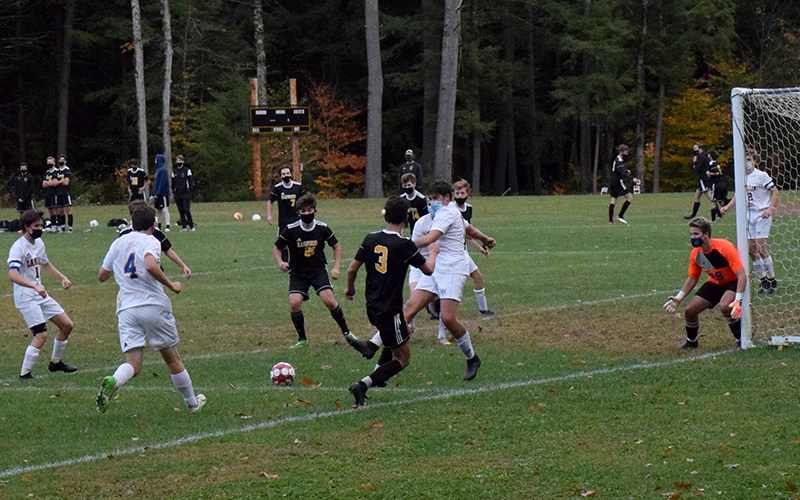 Harwood boys win home opener against Lamoille 4-0. Photo; Jeff Knight