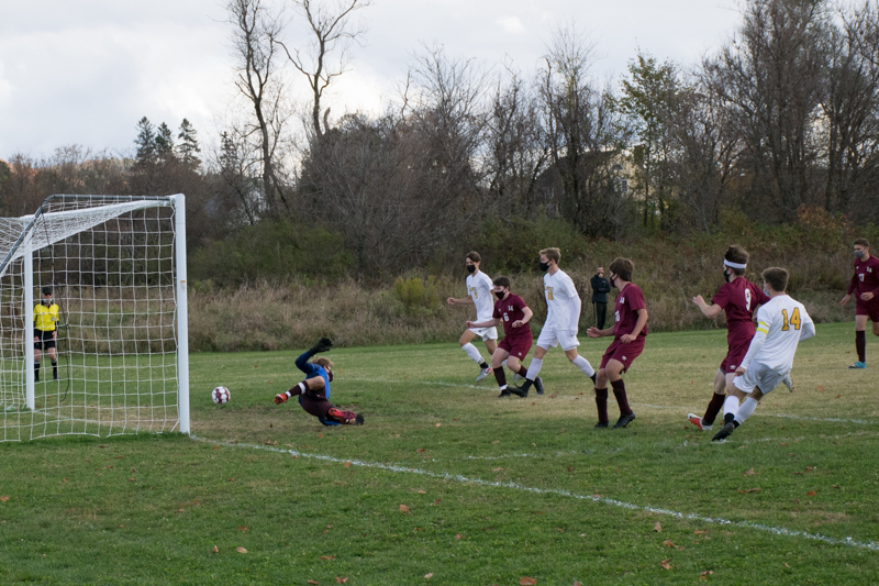 Harwood's Hayden Adams scoring agains Lyndon Saturday. Photo: Jeff Knight Harwood's Hayden Adams scoring agains Lyndon Saturday. Photo: Jeff Knight