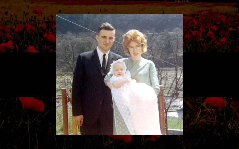 Vince and Diane Gauthier with young daughter Julie.