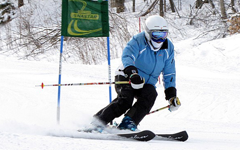 Cheryl Brayman raced with the women on February 19. 