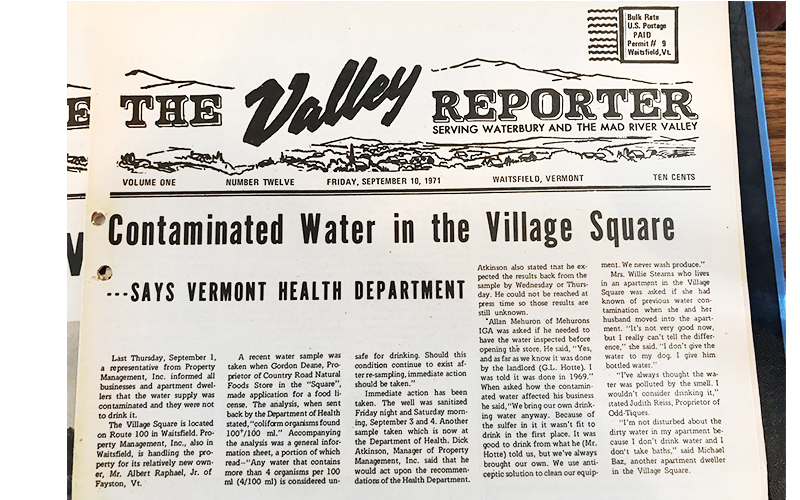 Stories from some 1971 issues of The Valley Reporter as we celebrate 50 years of serving the Mad River Valley.