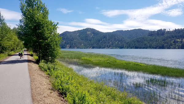 Along the Trail of the Coeur d'Alenes Along the Trail of the Coeur d'Alenes