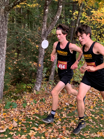 Harwood Union High School boys XC.