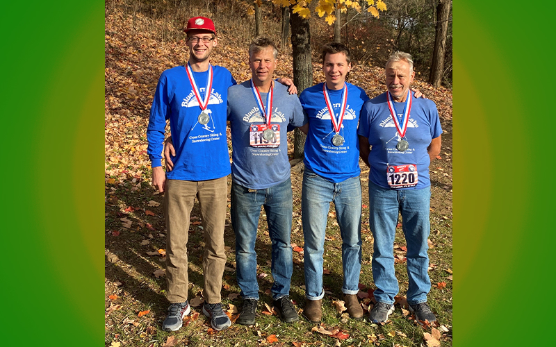 Will Robinson, his cousin Sam Robinson, Sam’s dad, Steve Robinson, and Steve’s brother, George, just ran the JFK 50-mile in Maryland this past weekend.