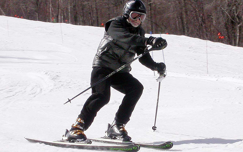 Henri Borel on the race course.