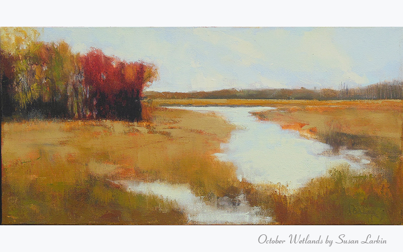 October Wetlands by Susan Larkin