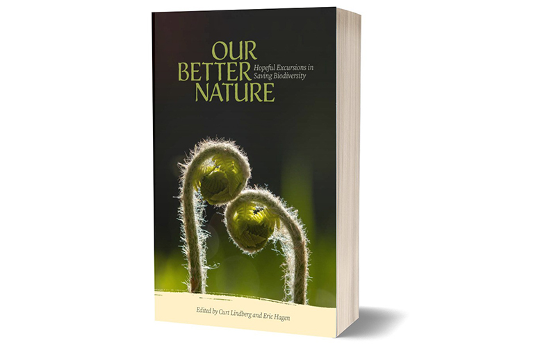 The book "Our Better Nature" against a white background.