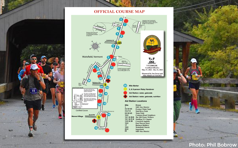 Course map for the 2022 Mad Marathon on Sunday, July 10.