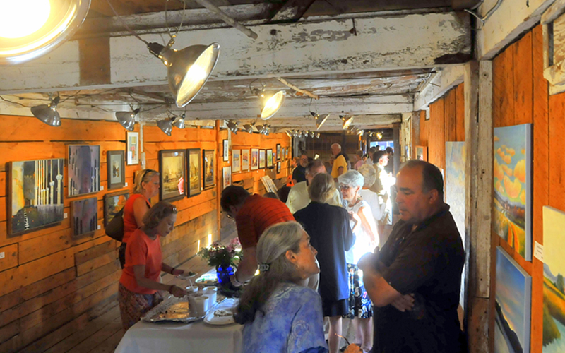 File photo of the Big Red barn Art Show opening.
