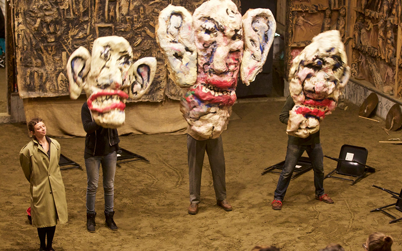 Bread & Pupper Theater premiers ‘University of Majd’ Photo: Mark Dannenhauer.