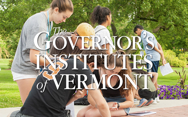 Students at the Governor’s Institutes of Vermont