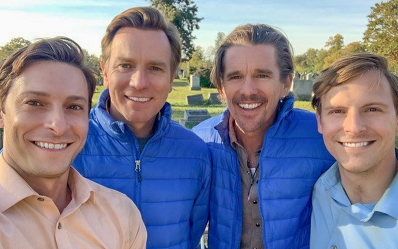 From L to R: Chris Grabher, Ian McGregor, Ethan Hawke and Chris Silcox.