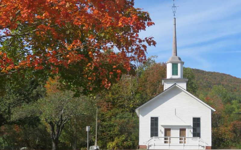 South Duxbury Church. Photo Shawnee Perry