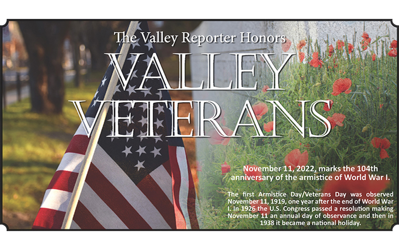 The Valley Reporter honors local veterans.