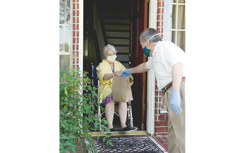 Meals On Wheels delivery. Photo courtesy Meals On Wheels