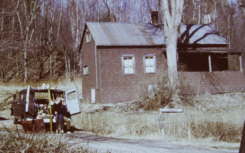 The LSD house at the bottom of Number Nine Hill in Fayston. Photo courtesy Steve Joslin