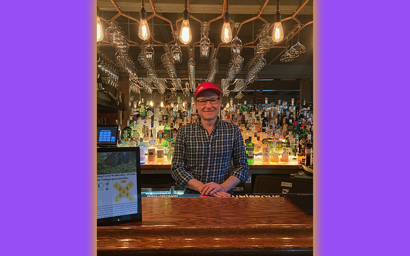 Deco bartender Justin Lefebvre. Photo courtesy Deco.
