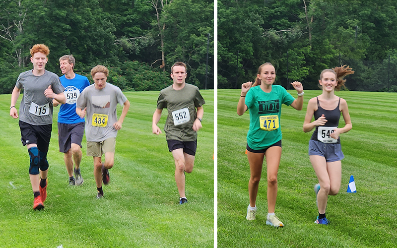 Harwood Union Fun Run happens after two rain delays. Photo: Linda Thomas