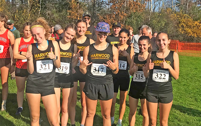 Left to right, Julia Thurston, Hazel Lillis, Rowan Clough, Heidi Haraldsen, Harmony Devoe, Pippa Diller, and Celia Wing. Photo: Thomas Cahalan