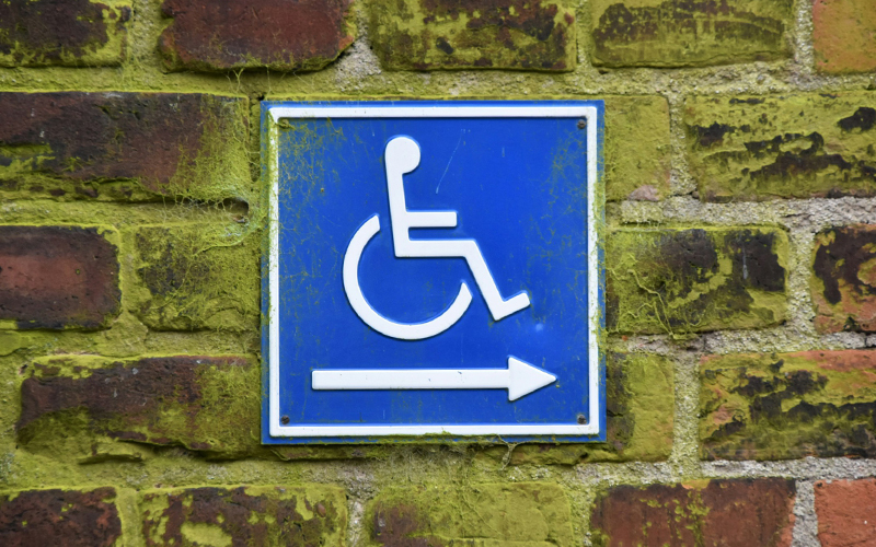 Handicap sign. Photo by Waldemar