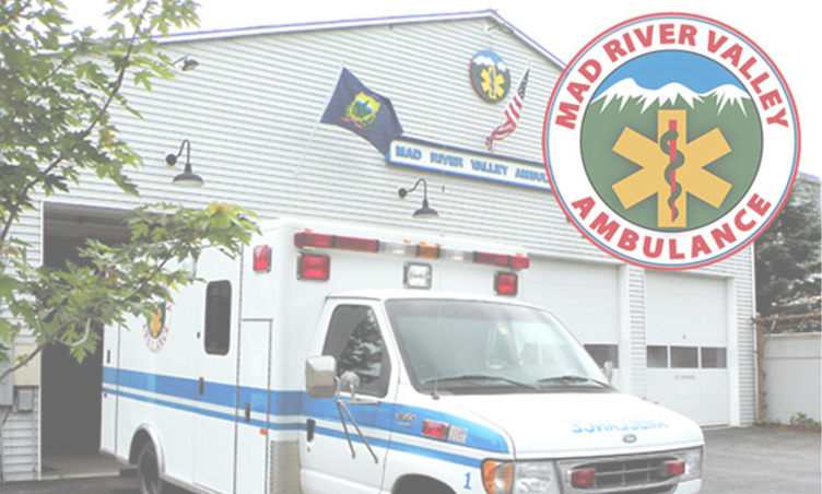 MRVAS Ambulance and logo