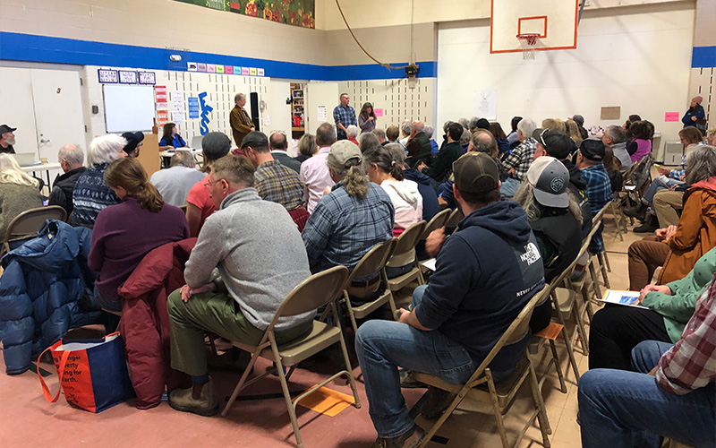 2024 Fayston Town Meeting. Photo: Annemarie Furey