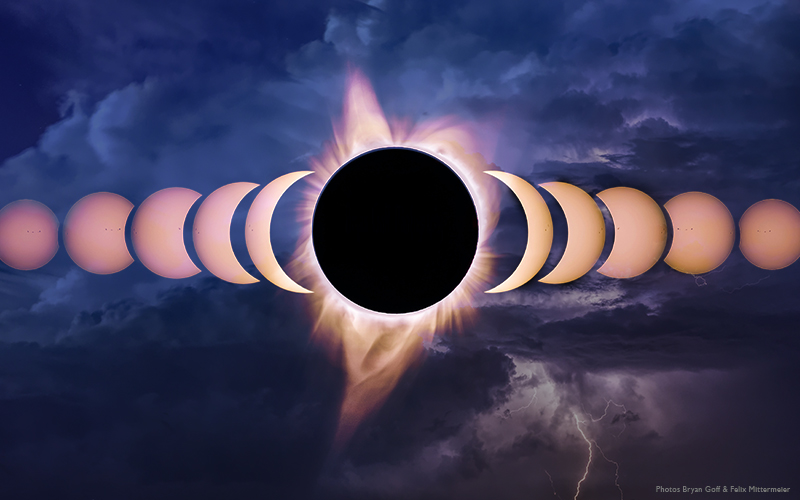 eclipse composition art