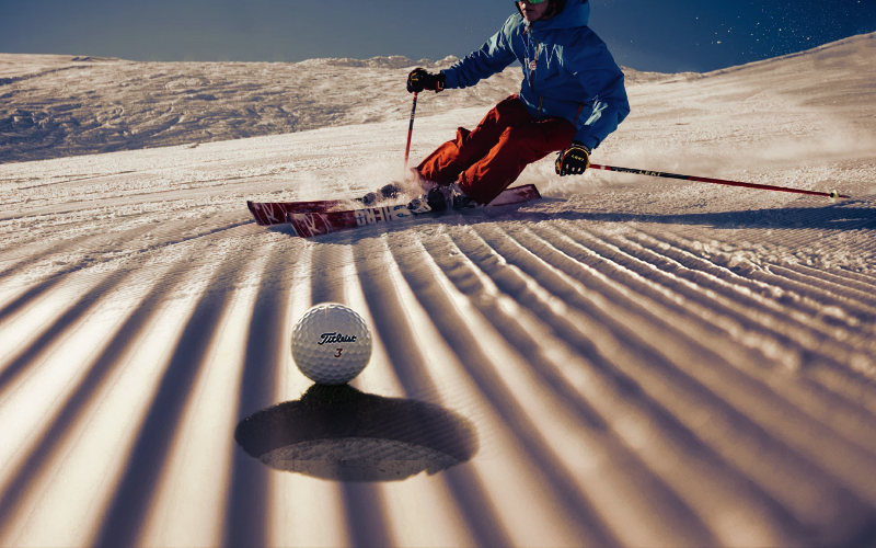 Composite ski and golf image