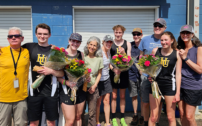 The students are from left to right as follows - Jack Myers, Janelle Hoskins, Cooper Hansel, and Rowan Clough. 