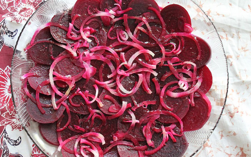 Beet Onion Salad