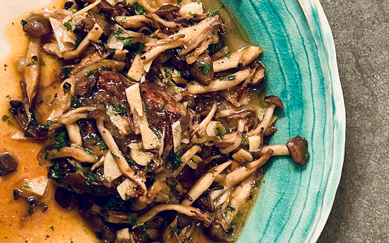 Caramelized mushroom sauce