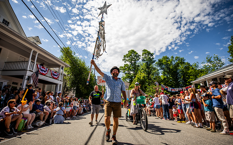 Warren Fourth of July parade Grand Marshall Joshua Schwartz. Photo: Photos by Kintz 
