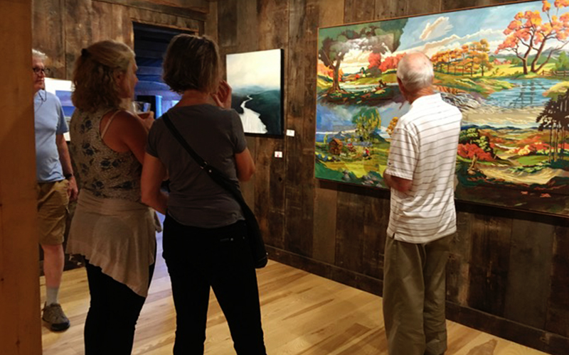 Big Red Barn Art Show. Photo: Gary Eckhart